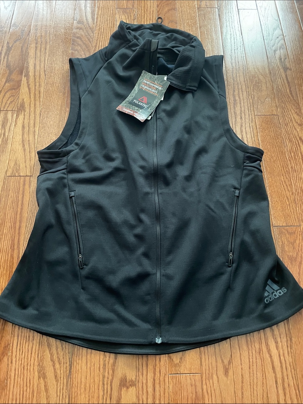 Adidas Climaheat Polartec Black Performance Vest Sz XL NWT